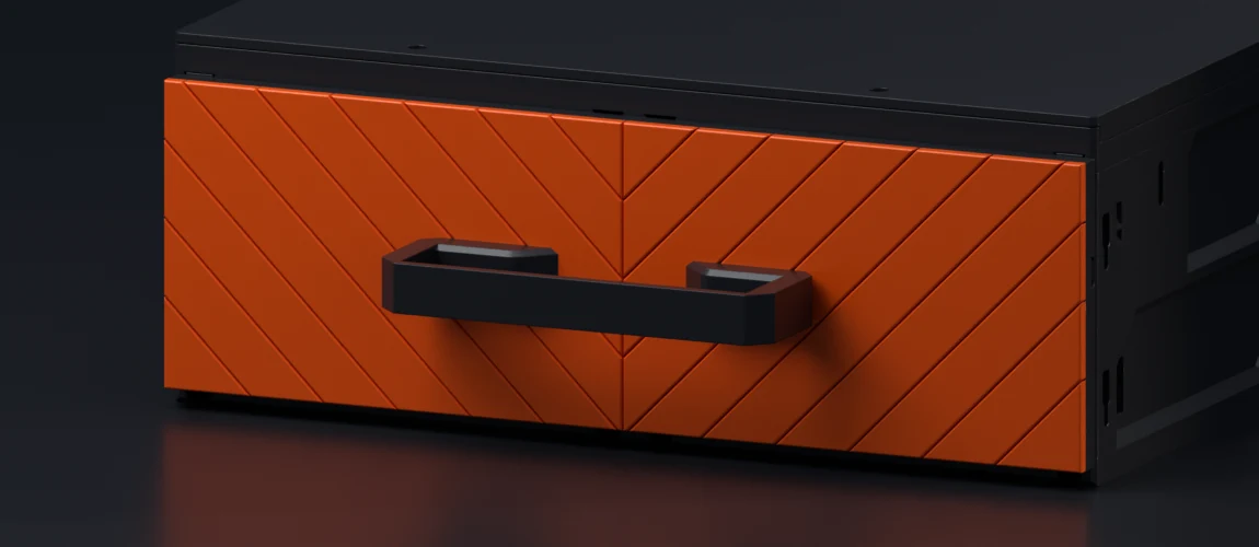 Chevron Faceplates fitted to a build