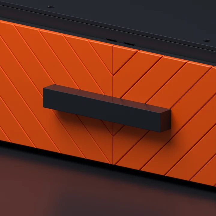 Render of MODULITH BlockBar A Handle