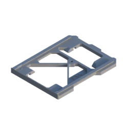 Render of MODULITH 115 Foot Rail Lower - 1W