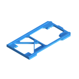 Render of MODULITH 165 Foot Rail Lower - 1W
