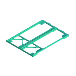 Render of MODULITH 240 Foot Rail Lower - 2W
