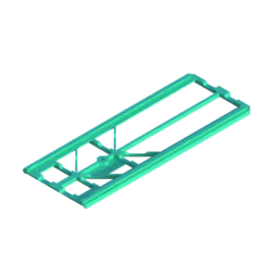 Render of MODULITH 240 Foot Rail Upper - 1W