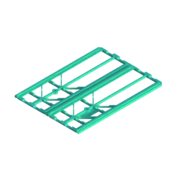 Render of MODULITH 240 Foot Rail Upper - 2W
