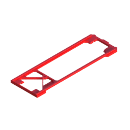 Render of MODULITH 270 Foot Rail Lower - 1W