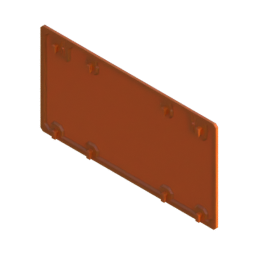 Render of MODULITH Decor Faceplate Back Cover - 2W-1.5H