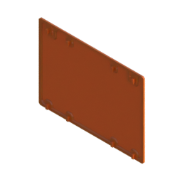 Render of MODULITH Decor Faceplate Back Cover - 2W-2H