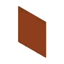 Render of MODULITH Decor Faceplate Back Cover - 2W-3H