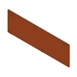 Render of MODULITH Decor Faceplate Back Cover - 3W-1.5H