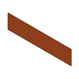 Render of MODULITH Decor Faceplate Back Cover - 4W-1.5H