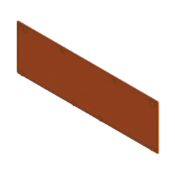 Render of MODULITH Decor Faceplate Back Cover - 4W-2H