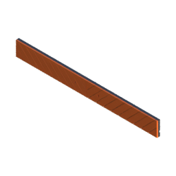 Render of MODULITH Chevron Decor Faceplate - 3W-0.5H