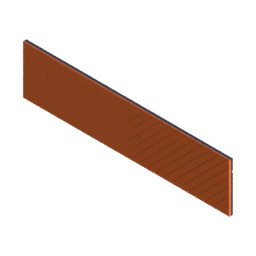Render of MODULITH Chevron Decor Faceplate - 4W-1.5H