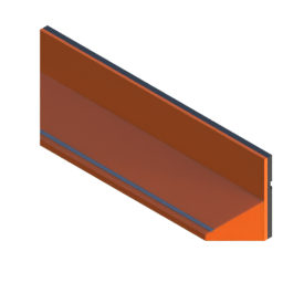 Render of MODULITH Classic Decor Faceplate - 2W-1H