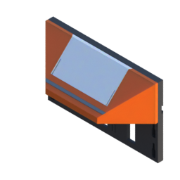Render of MODULITH Classic Pro Decor Faceplate - 1W-1H