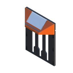Render of MODULITH Classic Pro Decor Faceplate - 1W-2H