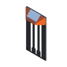 Render of MODULITH Classic Pro Decor Faceplate - 1W-3H