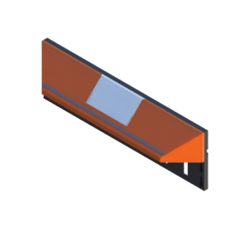 Render of MODULITH Classic Pro Decor Faceplate - 2W-1H