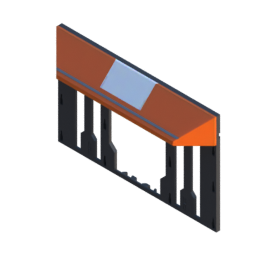 Render of MODULITH Classic Pro Decor Faceplate - 2W-2H