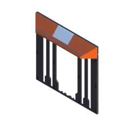 Render of MODULITH Classic Pro Decor Faceplate - 2W-3H