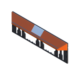 Render of MODULITH Classic Pro Decor Faceplate - 3W-1.5H
