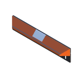 Render of MODULITH Classic Pro Decor Faceplate - 3W-1H
