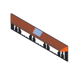 Render of MODULITH Classic Pro Decor Faceplate - 4W-1.5H