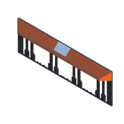 Render of MODULITH Classic Pro Decor Faceplate - 4W-2H