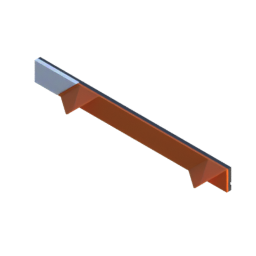 Render of MODULITH EdgeLabel Decor Faceplate - 3W-0.5H
