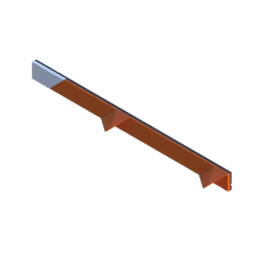 Render of MODULITH EdgeLabel Decor Faceplate - 4W-0.5H