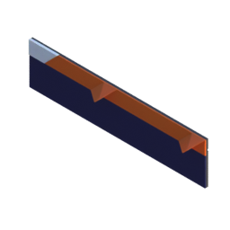 Render of MODULITH EdgeLabel Decor Faceplate - 4W-1.5H