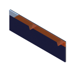 Render of MODULITH EdgeLabel Decor Faceplate - 4W-2H